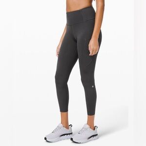 lululemon athletica Fast and Free High-Rise 25inch Leggings — Charcoal grey